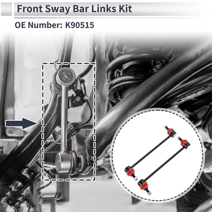 Set of 2 Front Stabilizer Bar Links for BMW 323CI (2000) No.K90515