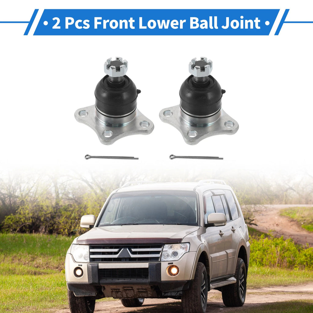 2 Pcs Front Lower Ball Joints Replacement for Mitsubishi Mighty Max (1983–1996)