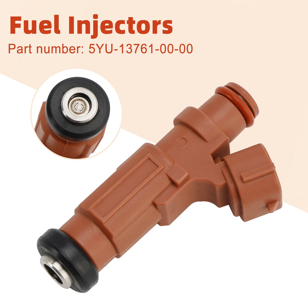 Fuel Injectors 5YU-13761-00-00 for Yamaha Stratoliner Raider Roadliner (2006–2017)