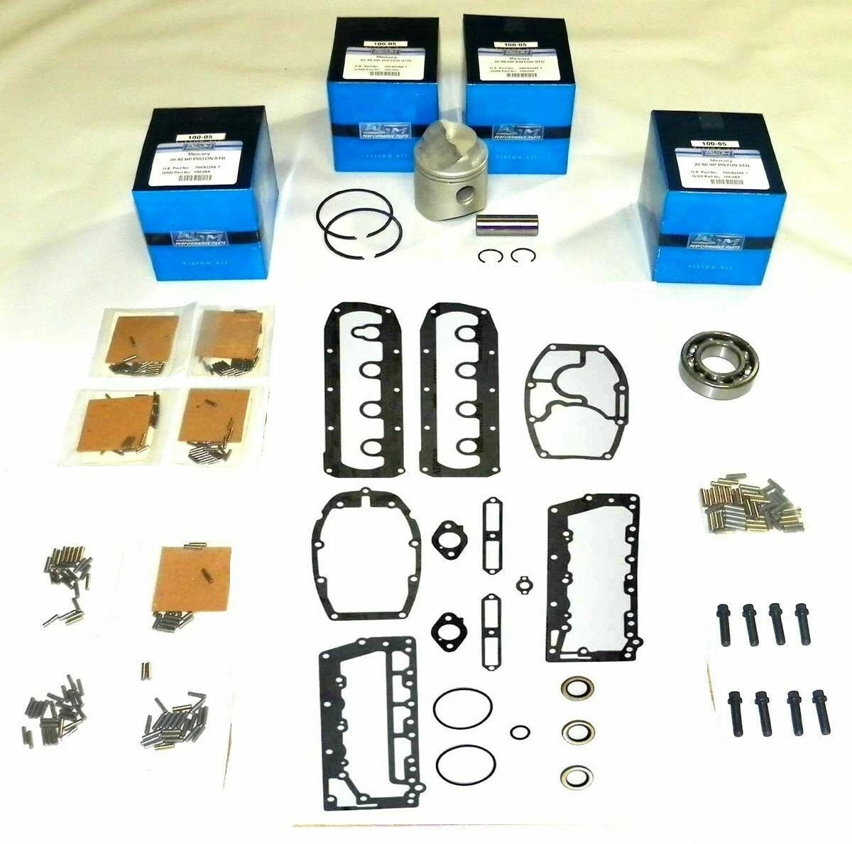 Rebuild Kit for Mercury 75-85 Hp 4 Cyl CrossFlow PowerHead (.030) 100-15-23