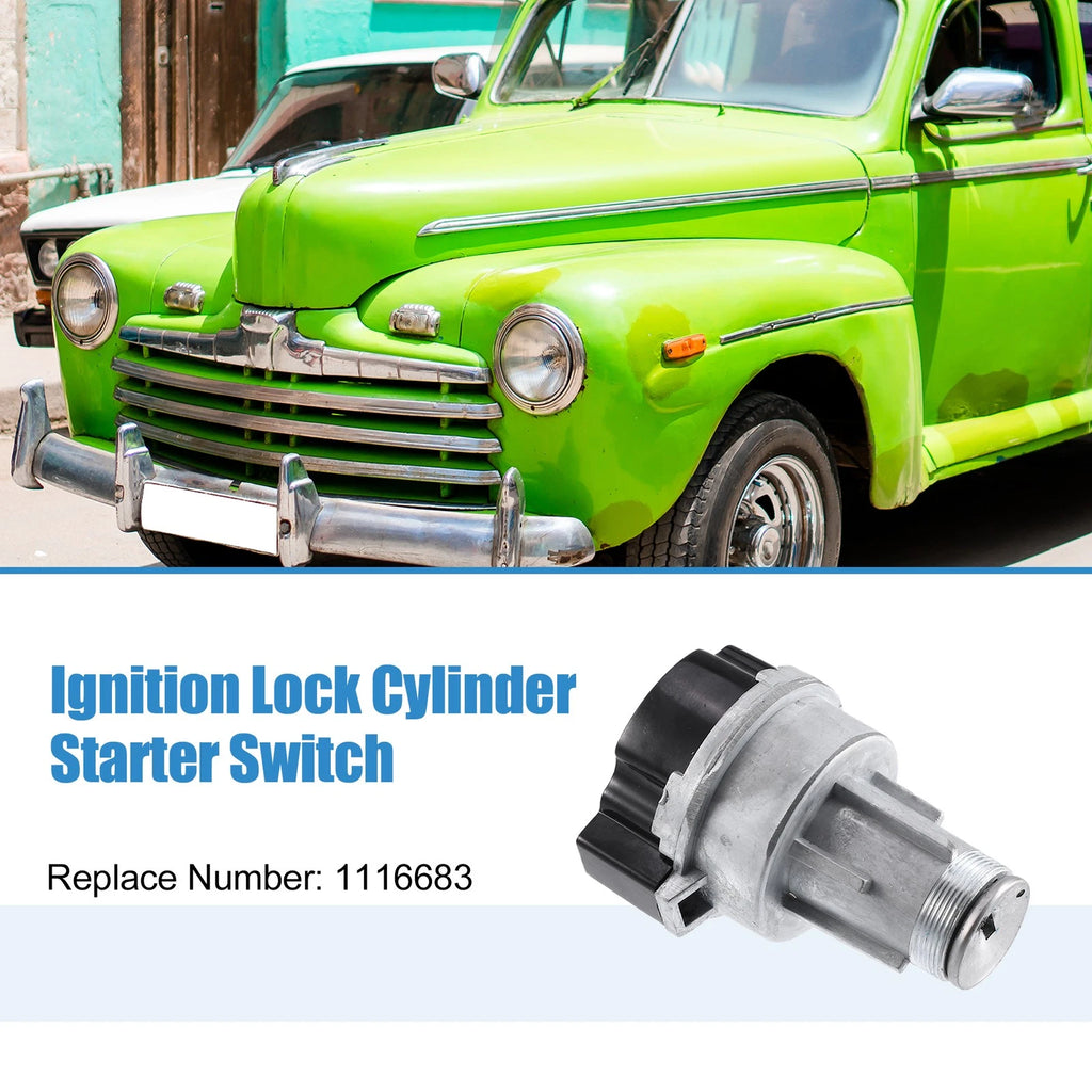 Ignition Switch Lock Cylinder Replacement for Chevrolet C10 C20 C30 GMC B60 (1960–1990)