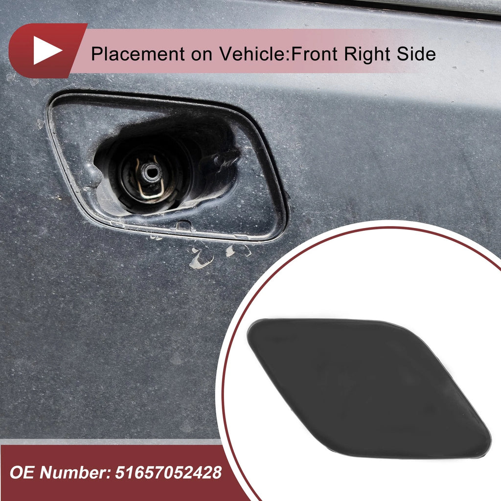 Front Right Bumper Trim Nozzle Cover Replacement for BMW X6 (2008–2014)