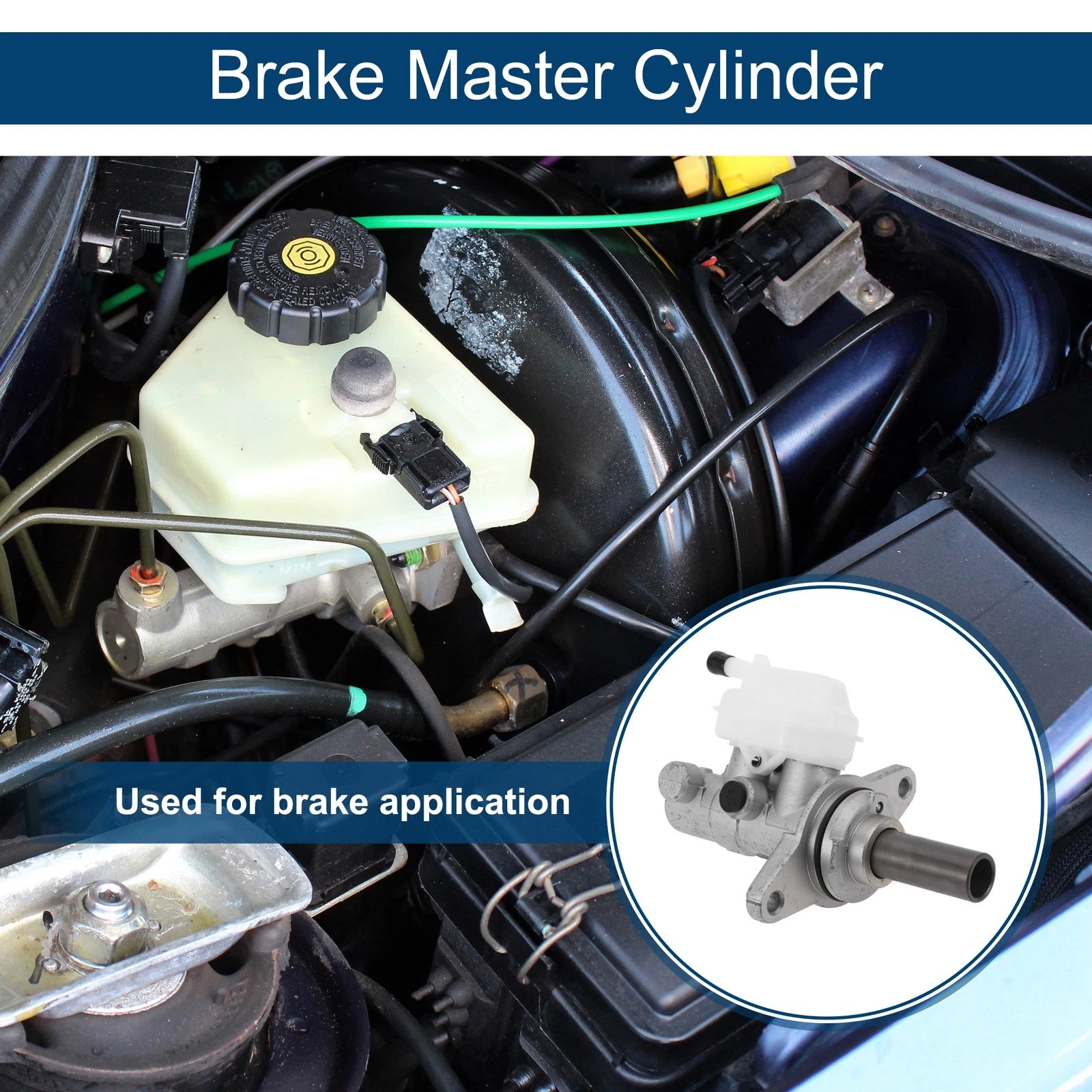 Brake Master Cylinder with Reservoir Replacement for Toyota Highlander (2008–2014)
