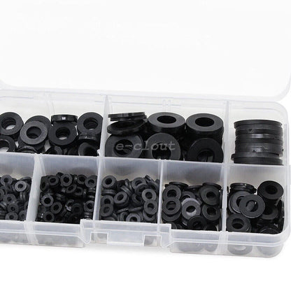 500PCS Nylon Flat Washers for Industrial Fixings
