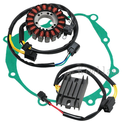 Stator Coil, Regulator Rectifier, Gasket for Suzuki DR-Z400E DR-Z400SM DR-Z400S (2000–2023)