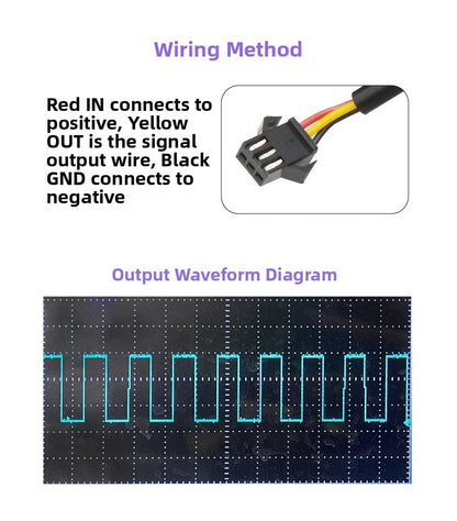Flow Meter Hall Sensor for Urea Solution (G1/2 Thread)