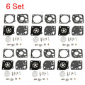 Set of 6 Carburetor Repair Parts for Poulan Craftsman Trimmer (Zama C1Q C1U RB-47)