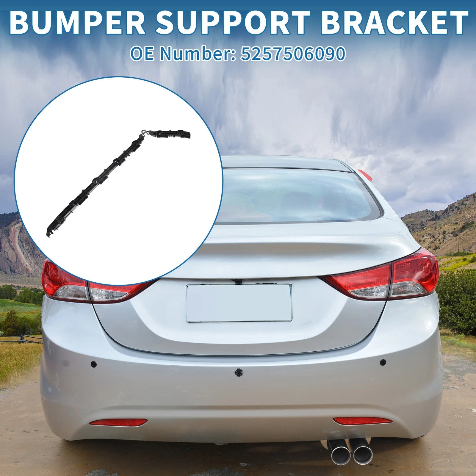 Right Rear Bumper Retainer Bracket Replacement for Toyota Camry (2012–2014)
