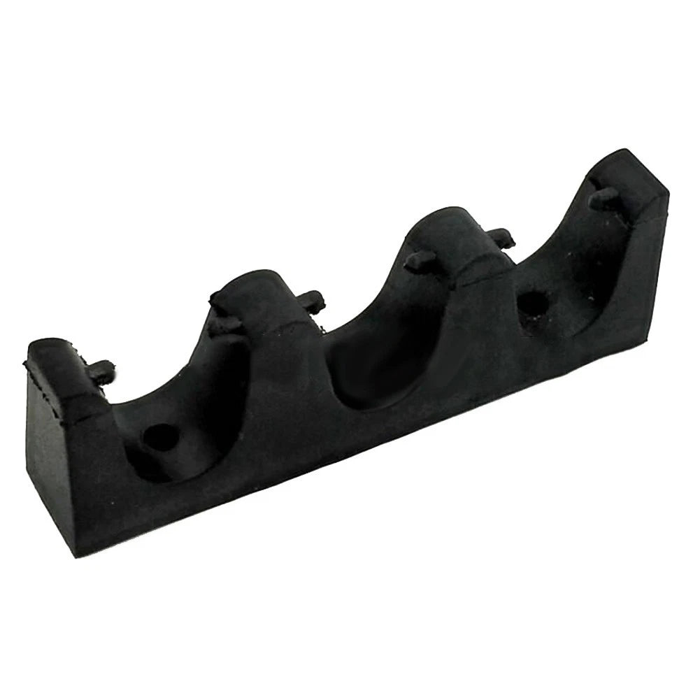 Rubber Billiard Cue Wall Holder with Raised Particles