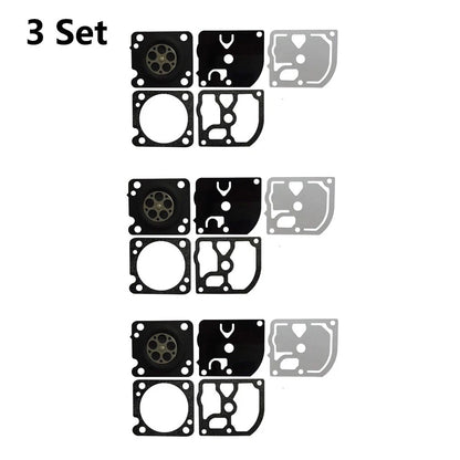 3 Set Carburetor Gasket Repair Kit Replace For ZAMA GND-105 C1M-EL44 Chainsaw