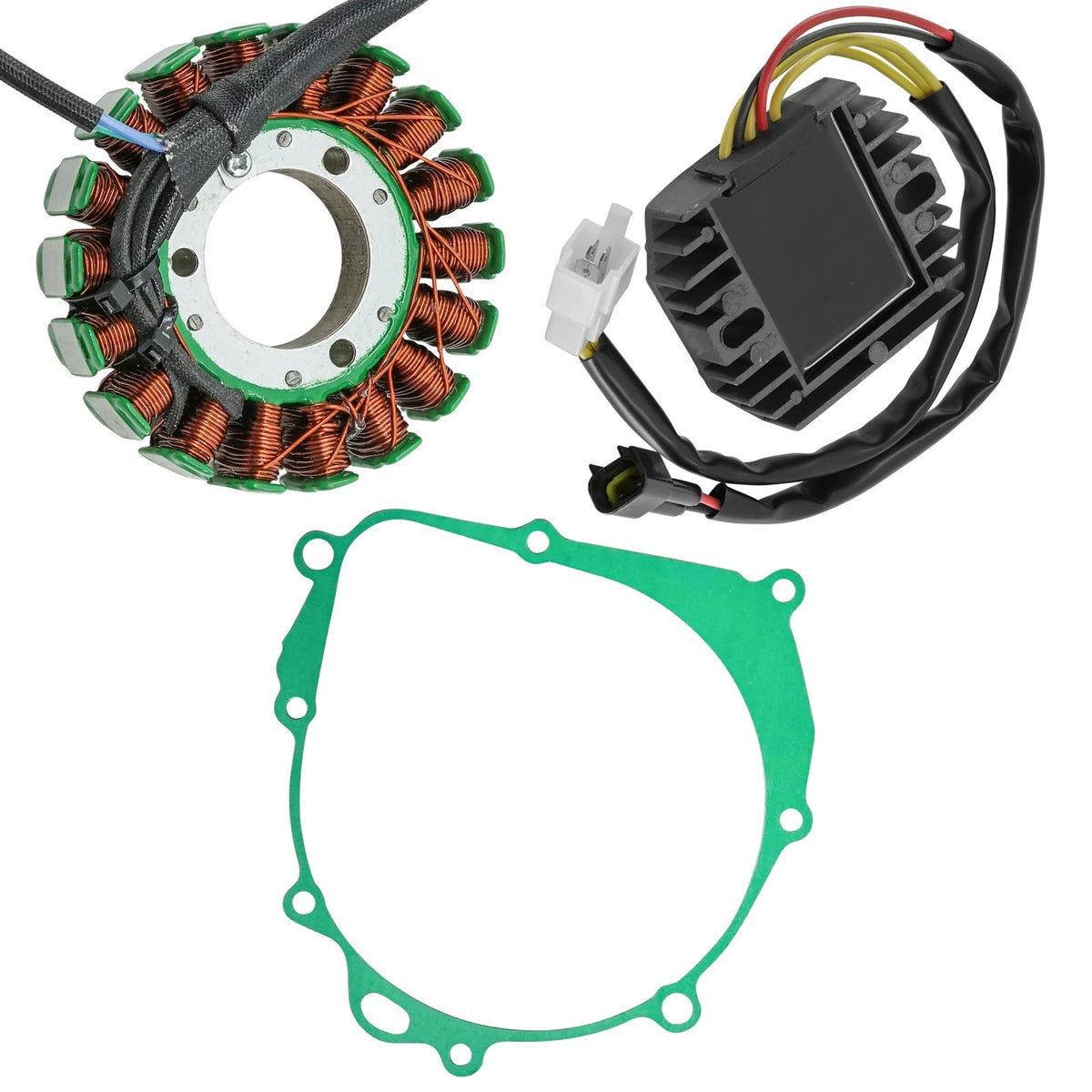 Stator and Regulator Rectifier With Gasket for Kawasaki KLX400 (2003–2004)