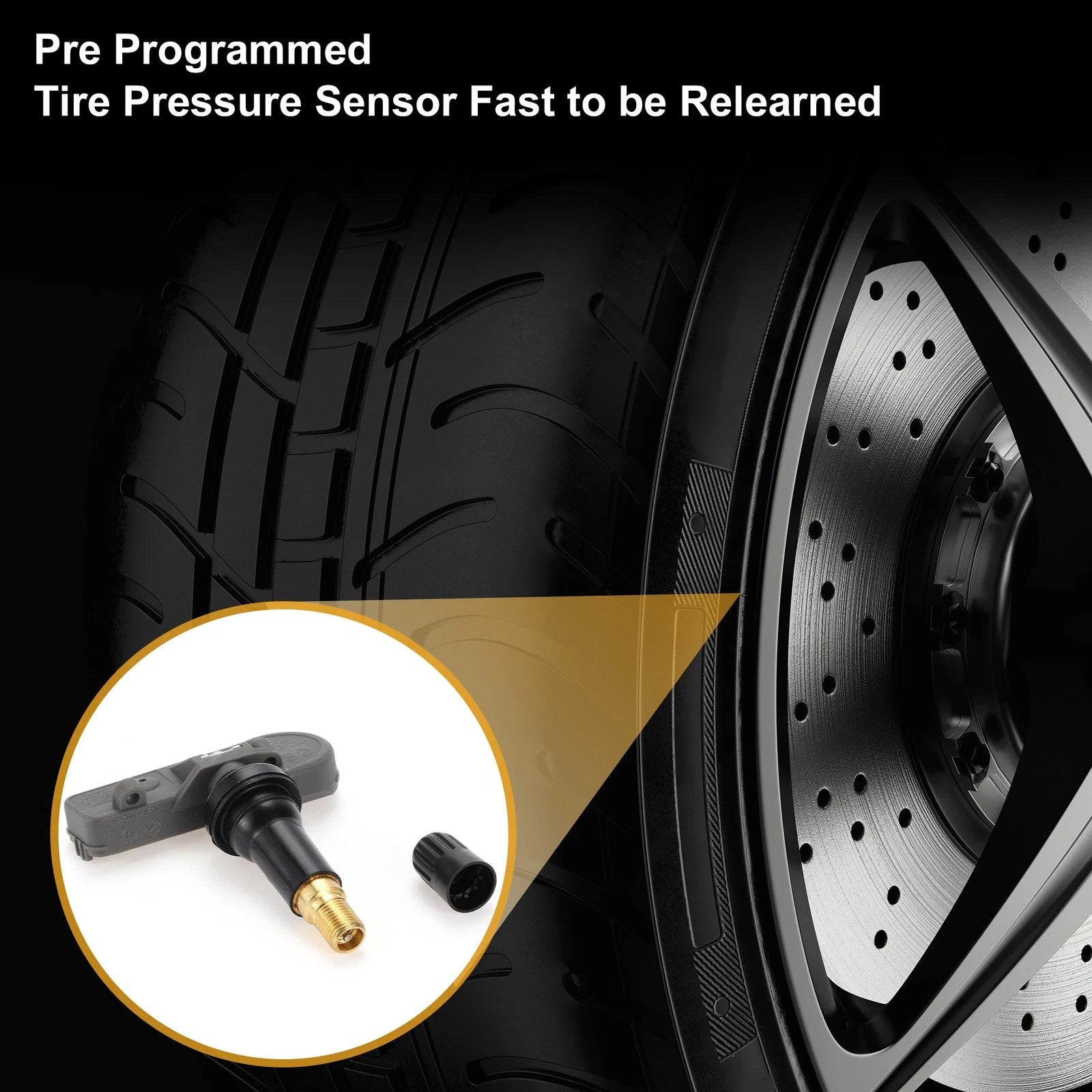 Tire Pressure Sensor Replacement for Ford Escape (2015–2019) 433MHz TPMS
