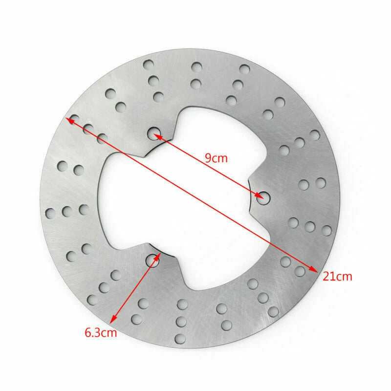 Rear Brake Disc Rotor for FZR250 R1-Z 250 SDR200 SRX600 SZR660 TZR250/125 (1987–1999)
