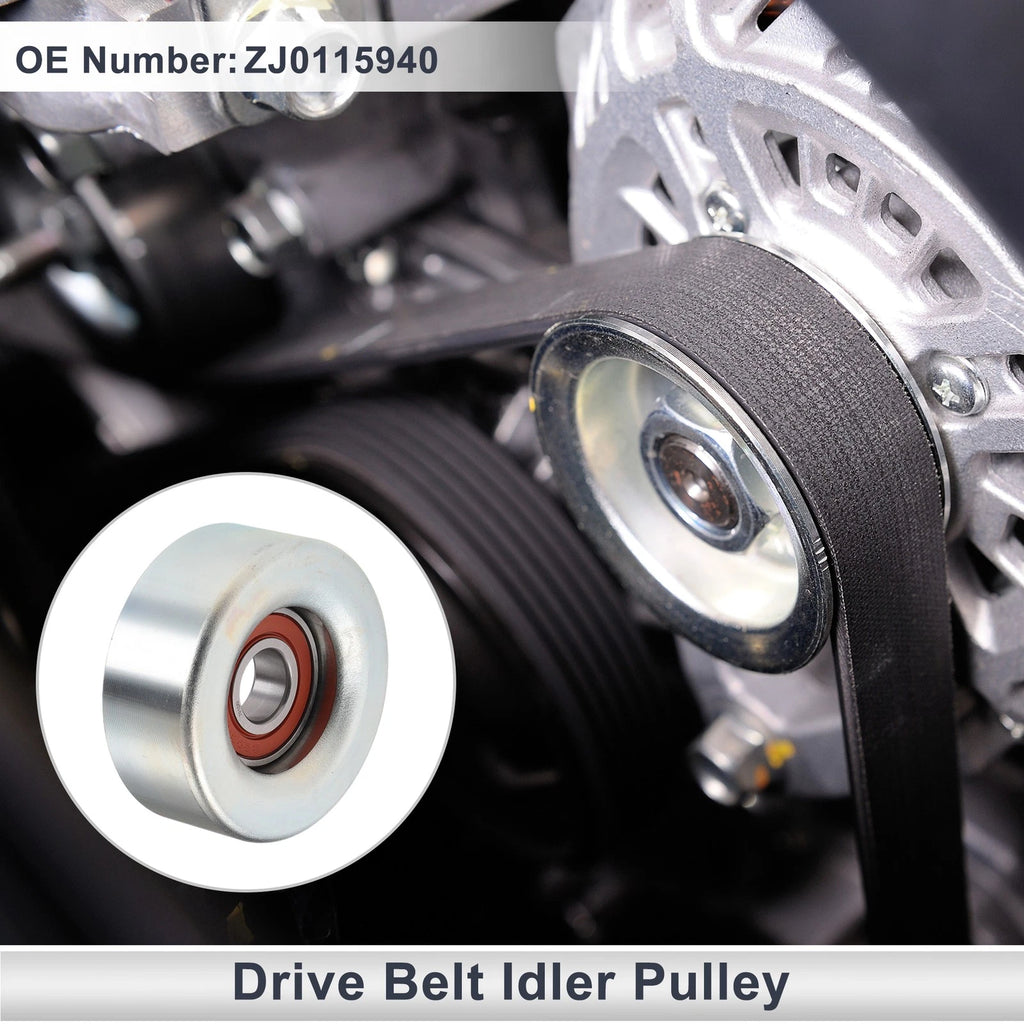 Drive Belt Idler Pulley Replacement for Mazda 3 BK (2003–2008)