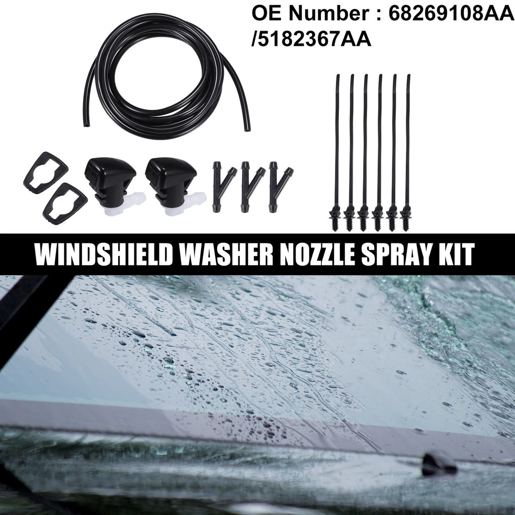 Windshield Washer Nozzle Spray Front Replacement for Dodge Durango (2011–2019)