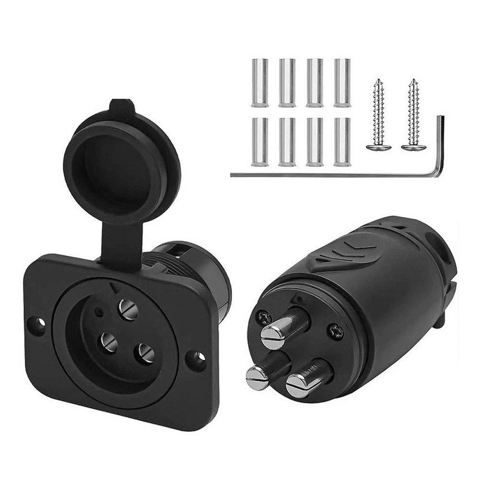 Marine Grade Trolling Motor Socket 70A 12-48V for Boat/RV