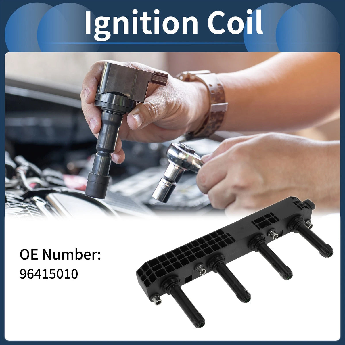 Ignition Coil Pack No. 96415010 for Daewoo Nubira (1996–2004)