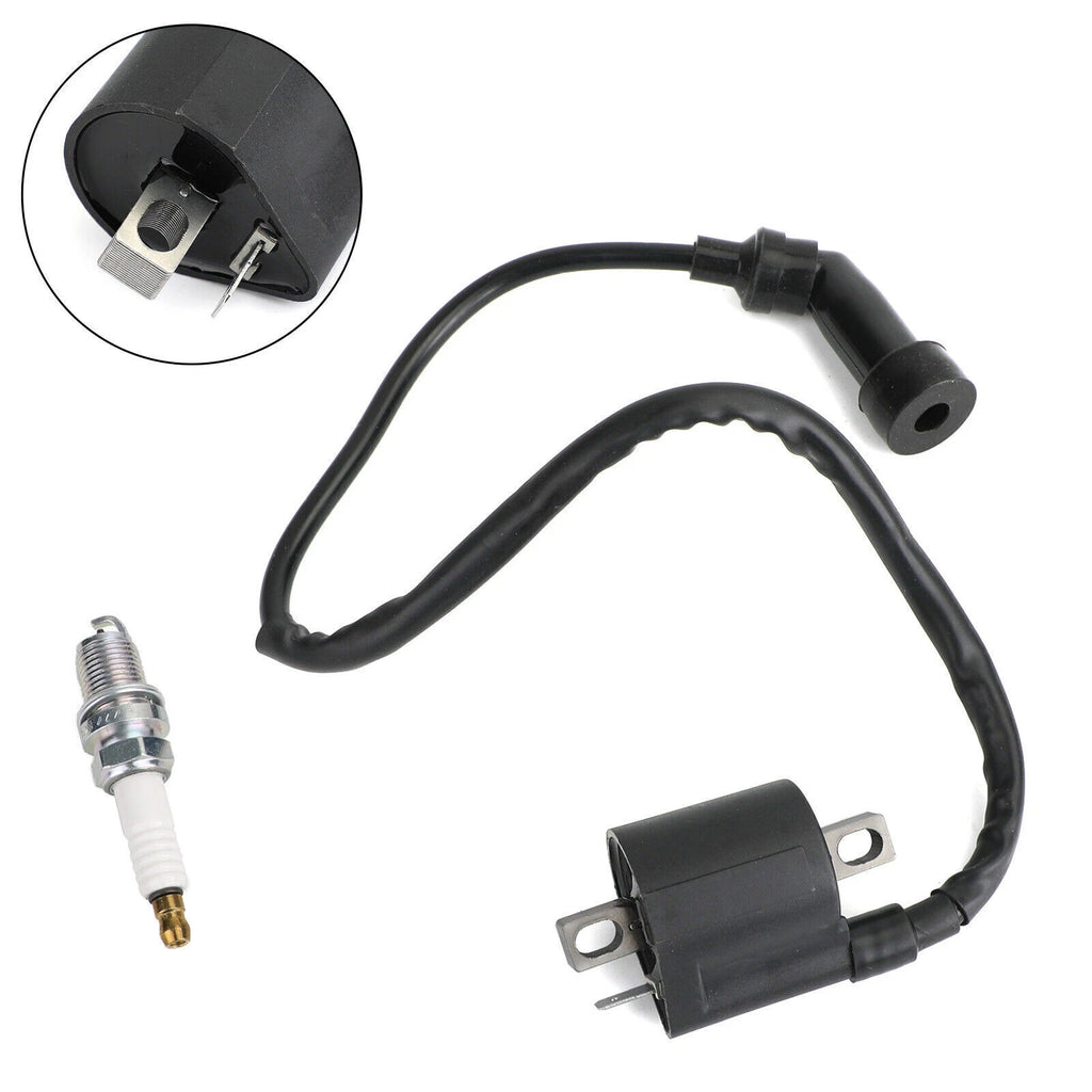 Ignition Coil + Spark Plug for Polaris ATV Trail Boss 325 330 (2003–2005) 31401-40F00 T9