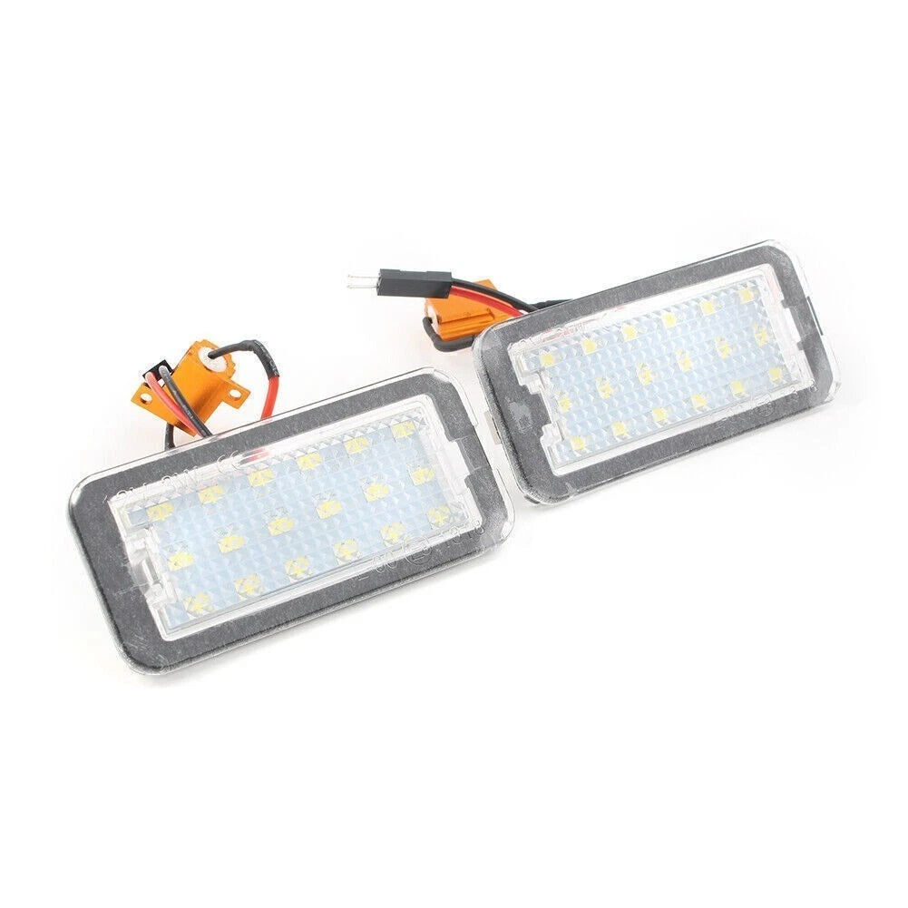 2X LED License Plate Light for Fiat 500 + Cabriolet (2012–2023)