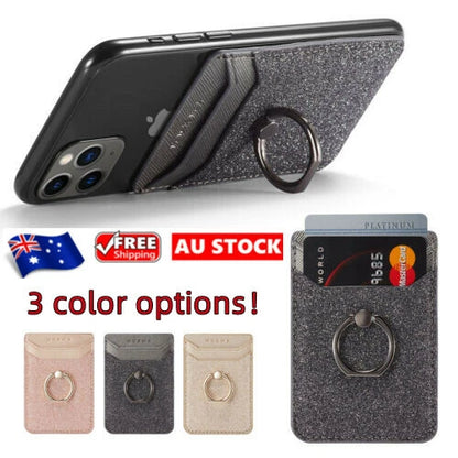 Glitter Ring Holder Pouch for Phone (Universal Fit)