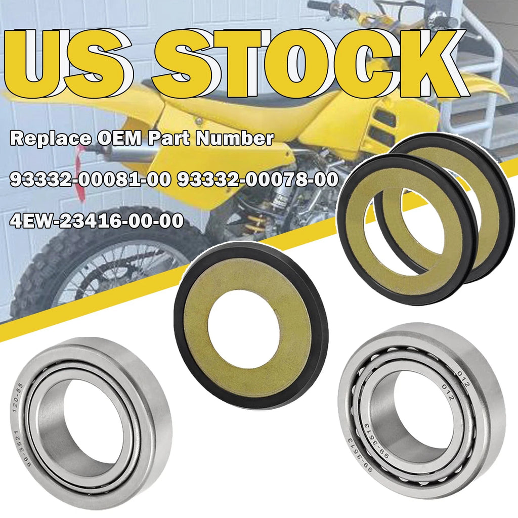 Steering Stem Bearings Seals Covers for Yamaha YZ400F (1998–1999)