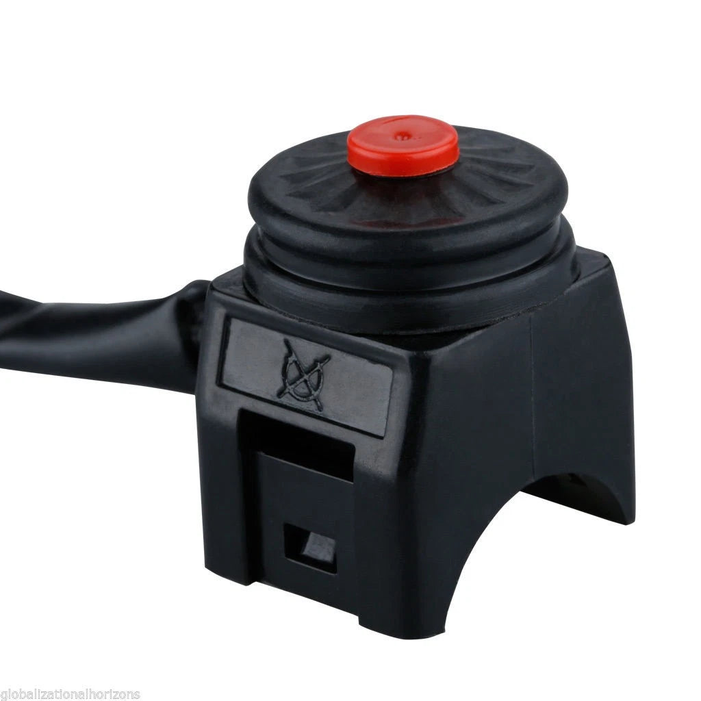 12V Stop Switch Push Button for Honda Yamaha ATV (Motorcycle Dirt Quad)