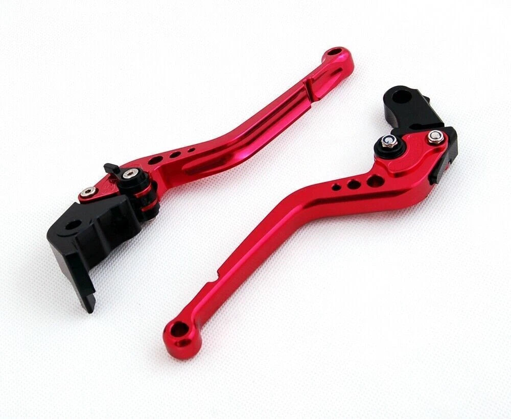 Long Brake Clutch Levers for Speed Triple Daytona 675 R (2011–2014) Red T9