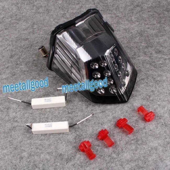 Integrated LED Smoke Tail Light Turn Signal for Yamaha XJ6 (2009–2012)