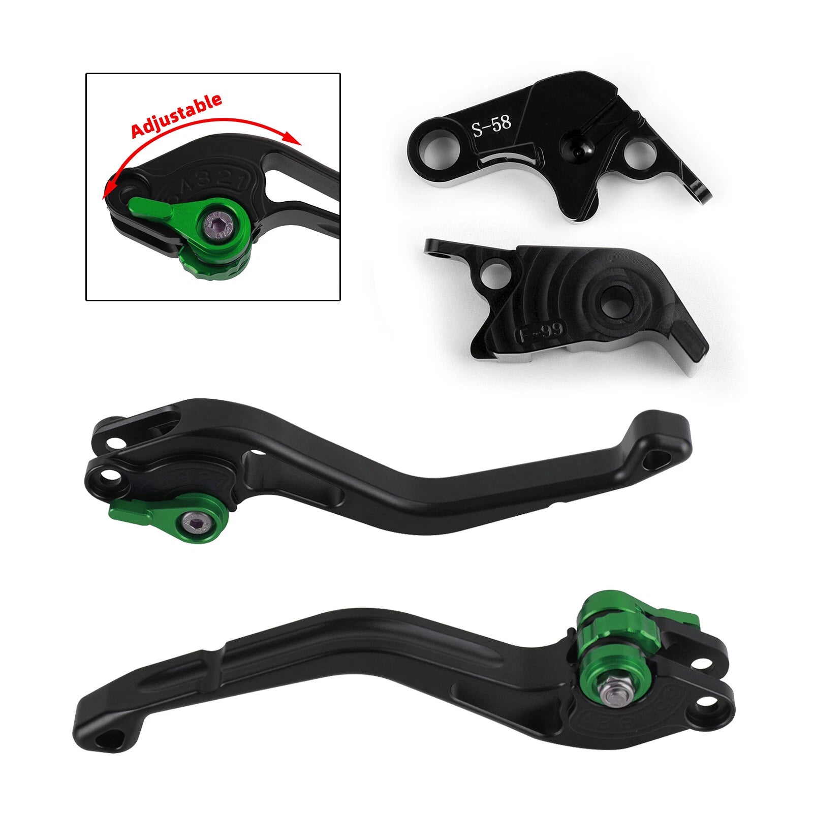 Short Clutch Brake Lever for Aprilia RSV4 Factory/RSV4-R/RR (2009–2017) T9