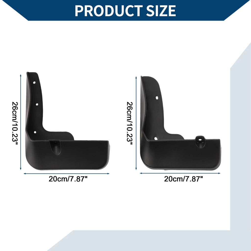 Mud Flaps Splash Guards Front and Rear Replacement for Toyota Camry Sport (2012–2014)