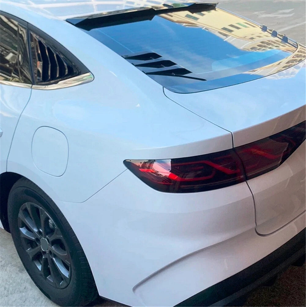 Carbon Fiber Look Rear Windshield Sticker Trim for