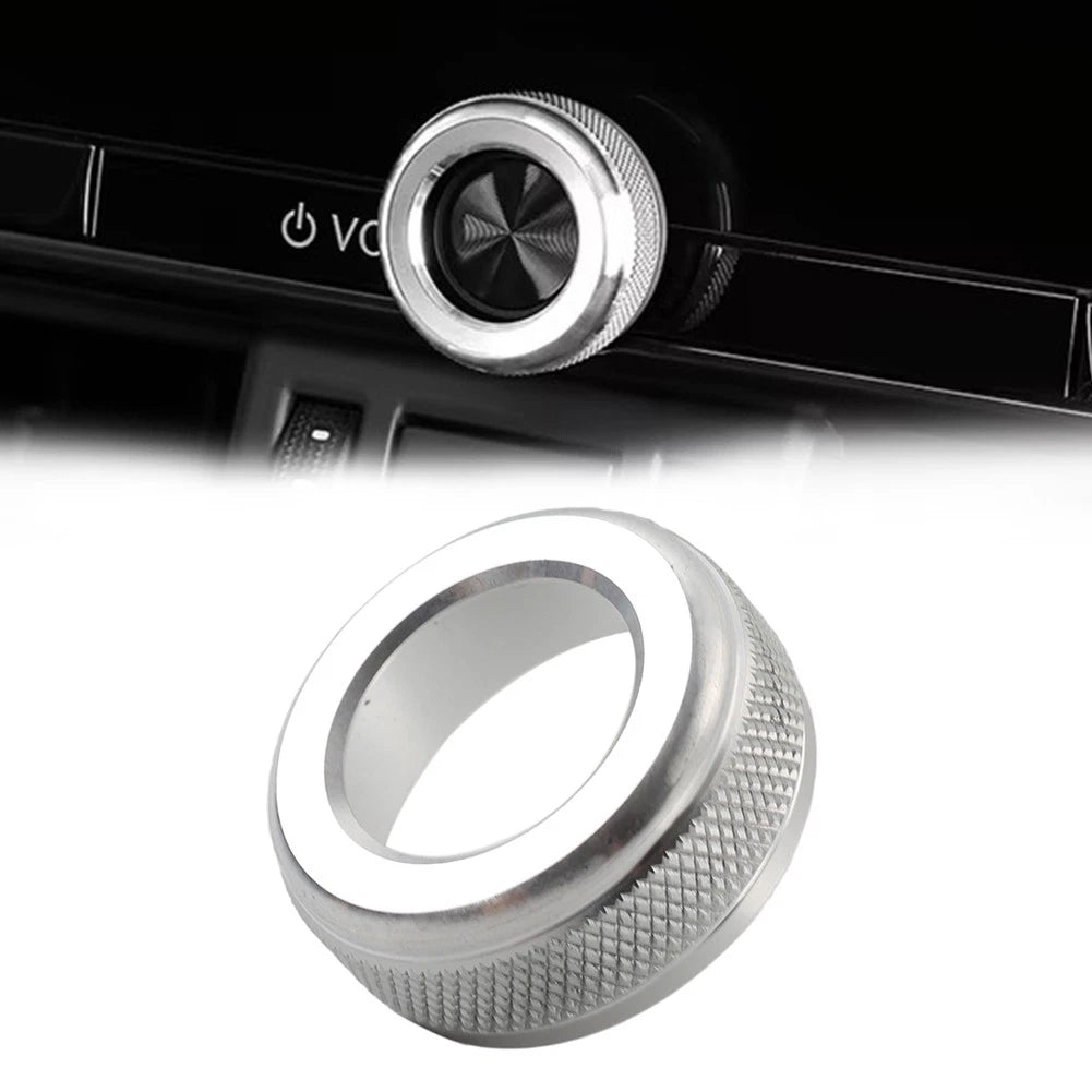 Silver Console Volume Button Switch Ring for Lexus NX250 350h 450h (2022–2024)