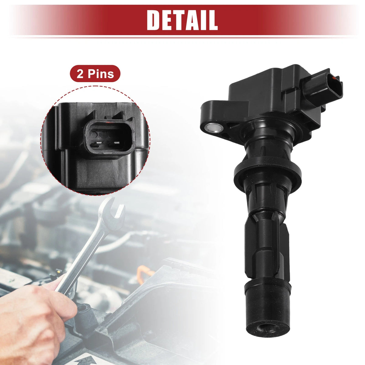 Set of 4 Ignition Coils for Ford Fusion (2006–2009) No. 6E5Z12029AA