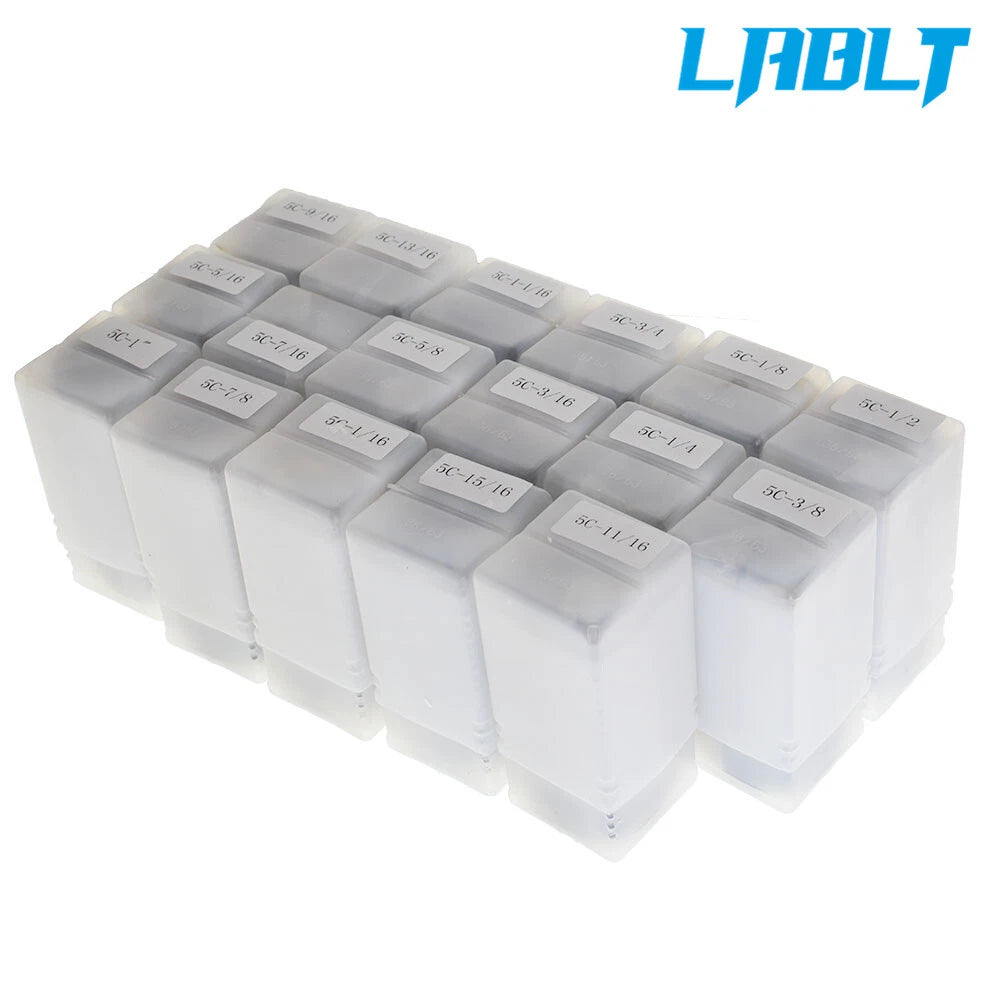 5C Hex/Square/Round Collet Set for Emergency Use and Collet Stop