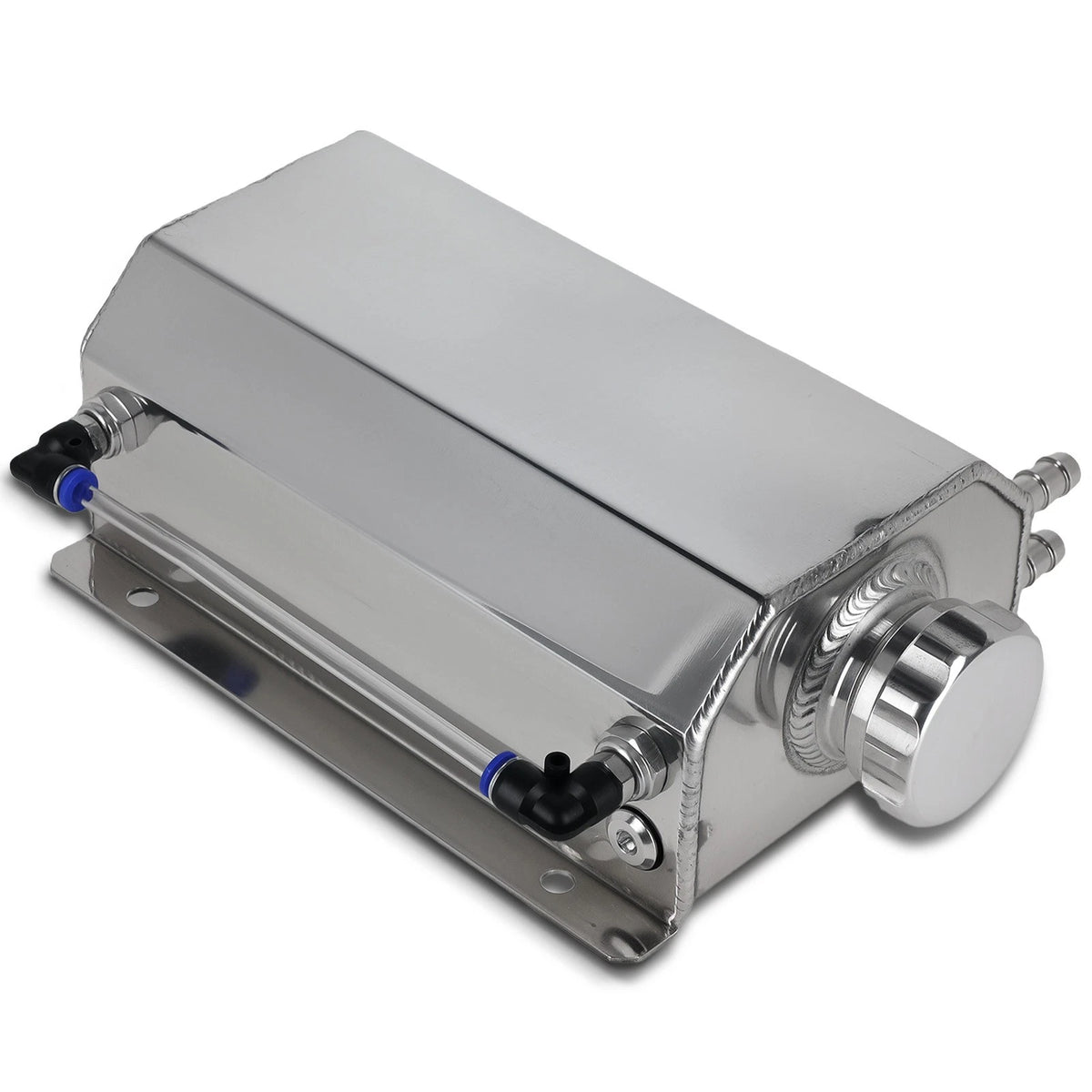 2L Aluminum Coolant Reservoir Tank for Universal Fit Vehicles