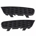 Black Plastic Front Outer Lower Fog Light Covers for Honda For Civic 2009 2011