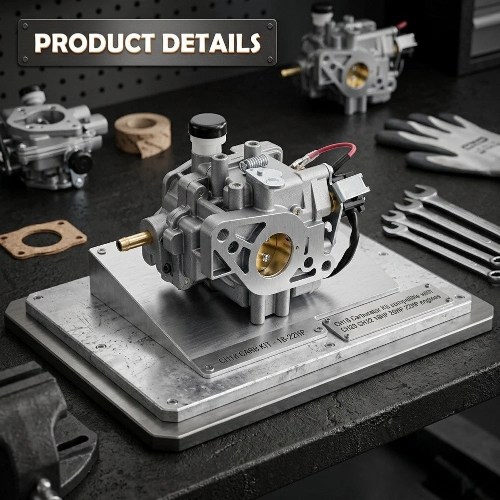 7-Piece Carburetor Kit for CH20 CH22 Lawn Mower Engines (Compatible)