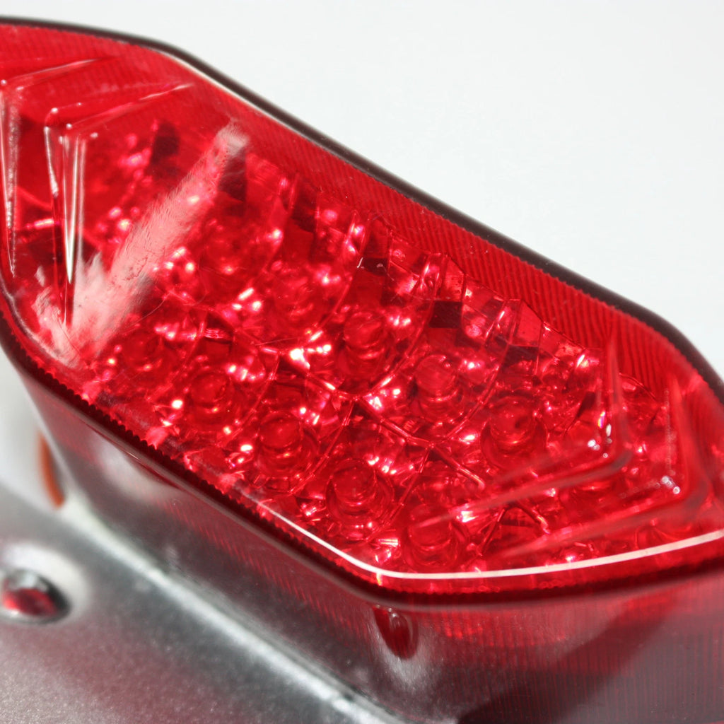 12V Red Brake Tail Light Indicator for PIT Dirt Motorcycle (No Plate)