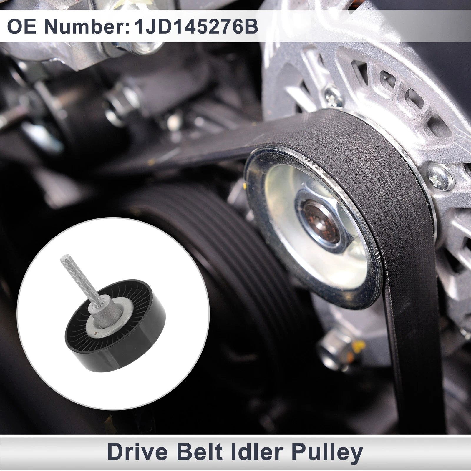 Drive Belt Idler Pulley for Audi A3 (2003–2007) Replacement OEM Quality