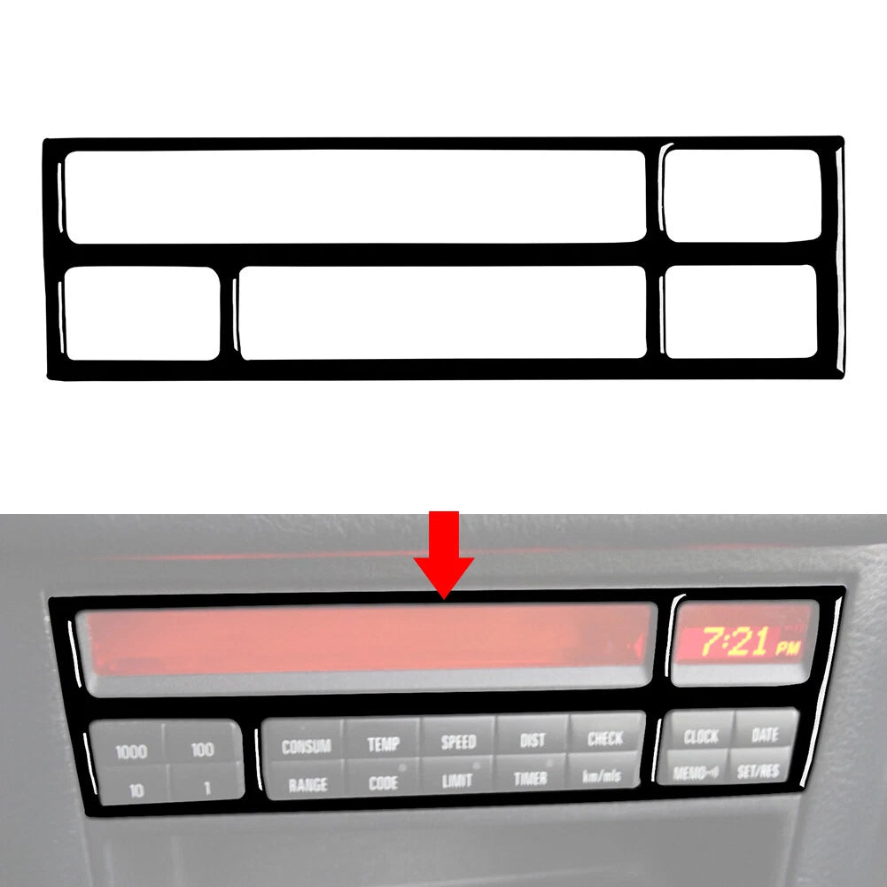 Piano Black CD Button Panel Trim for BMW 3 Series E36 (1991–1999)