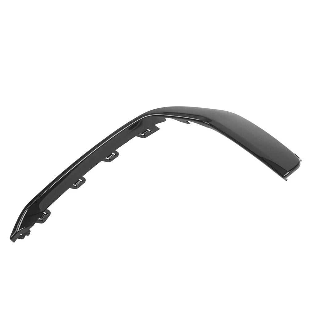 Front Bumper Side Molding Trim Glossy Black for Audi A6 C8 S6 (2019–2024)