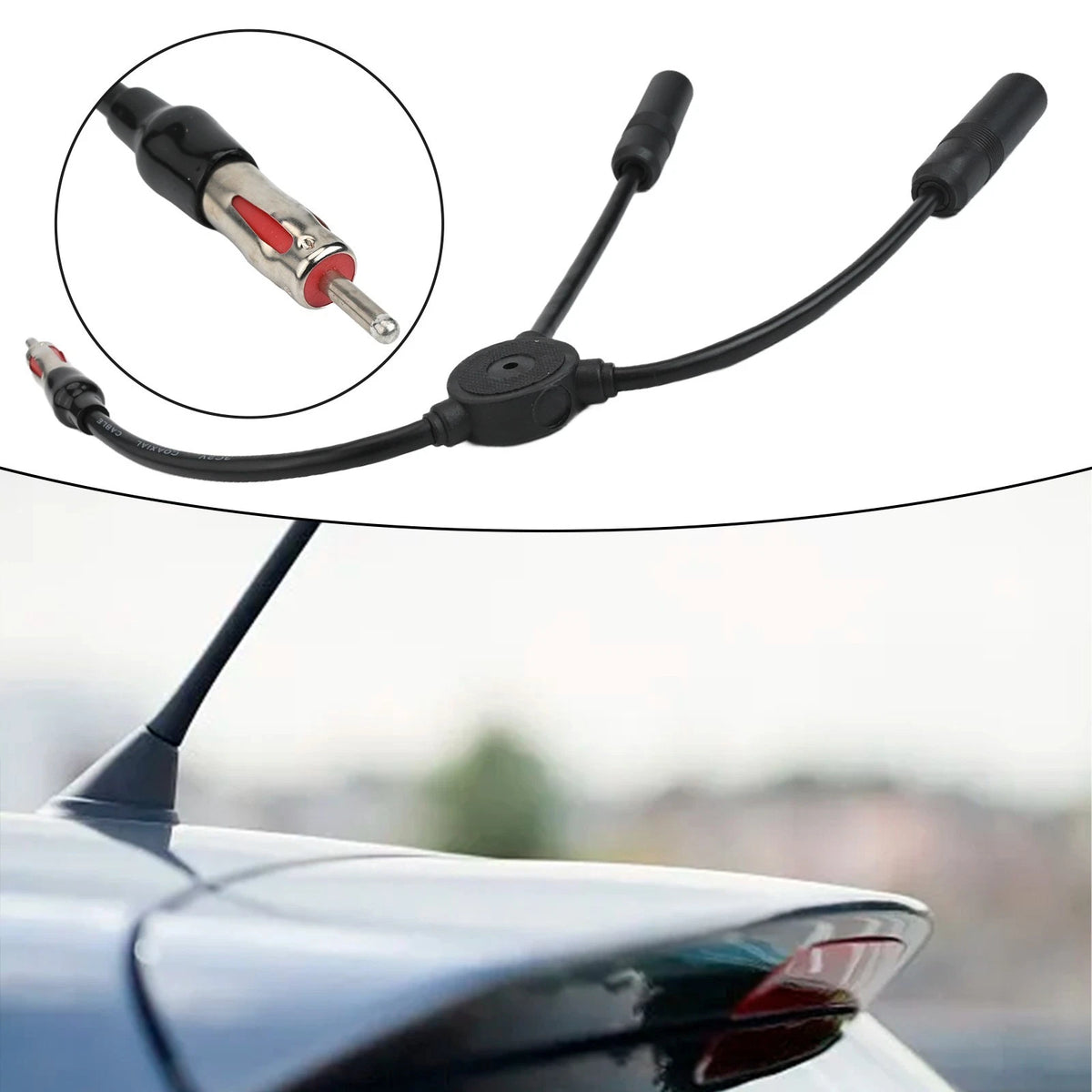 Antenna 1 to 2 Adapter for Enhanced Radio Signal Connectivity