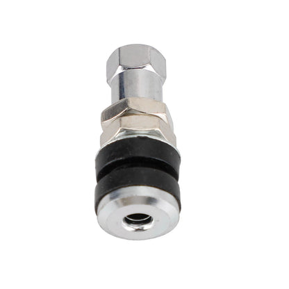 12Pcs TR161 Chrome Metal Bolt-In Tire Valve Stems for Universal (–)