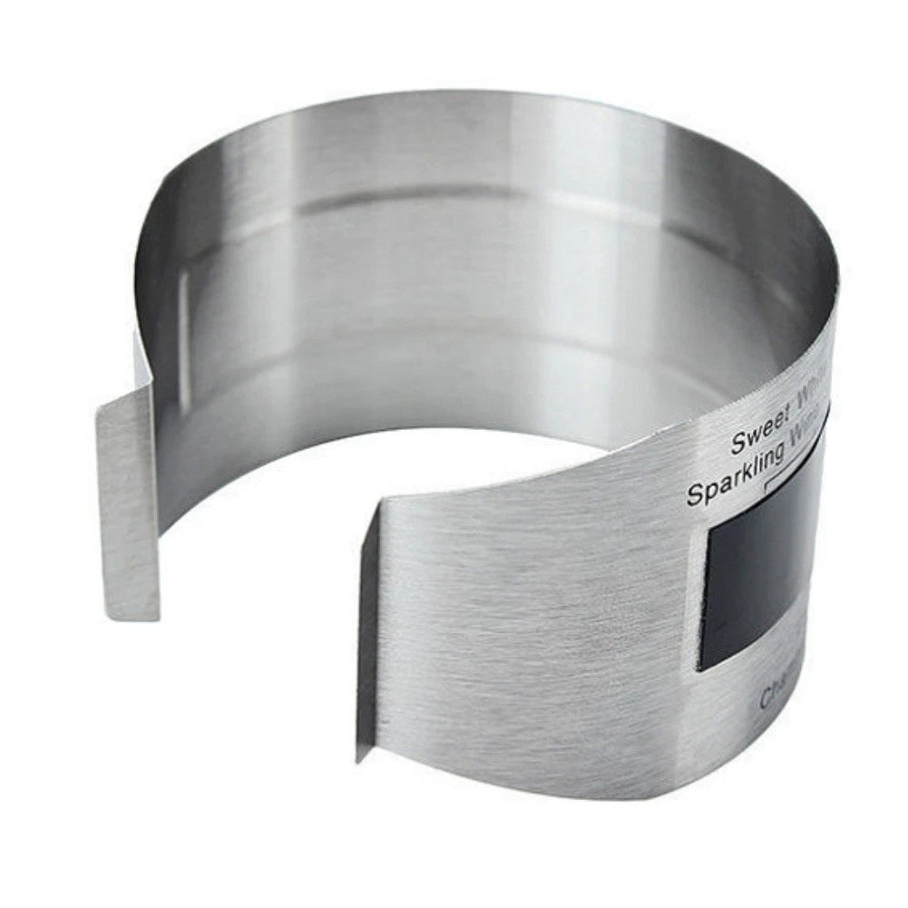 Stainless Steel Thermometer with LCD for Accurate Bottle Reading