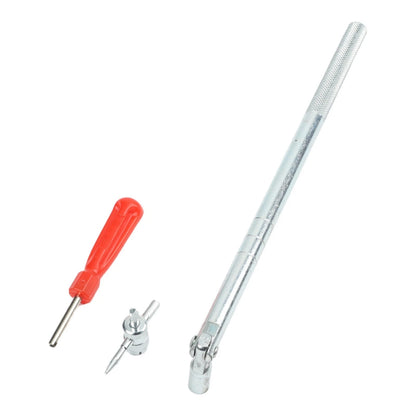 Steel Valve Core Wrench Tool Kit for Tire Valve Stem Installation