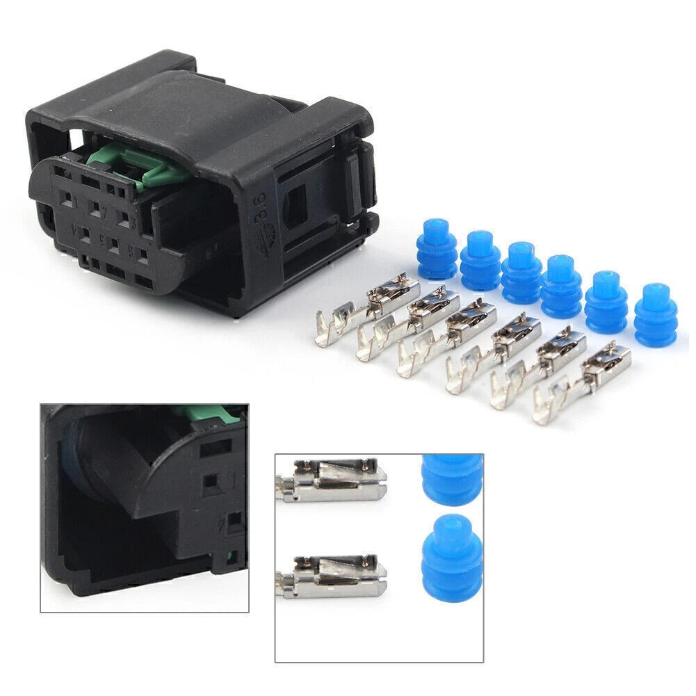 1 Connector w 6 Pins and 6 Seals for Electronic Throttle Body
