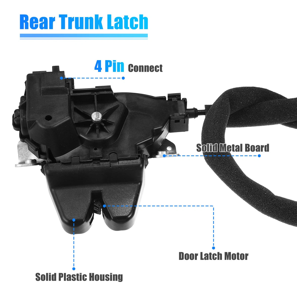 Rear Trunk Tailgate Lock Actuator for Mercedes-Benz C63 AMG (2008–2015) 2047500485