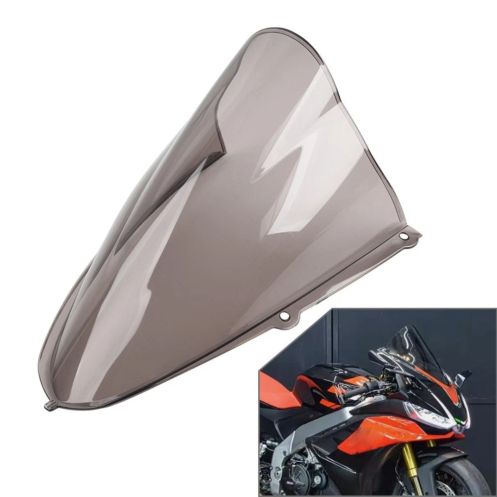 Tan Tall Front Wind Deflector for Aprilia RSV4 (2021–2024)