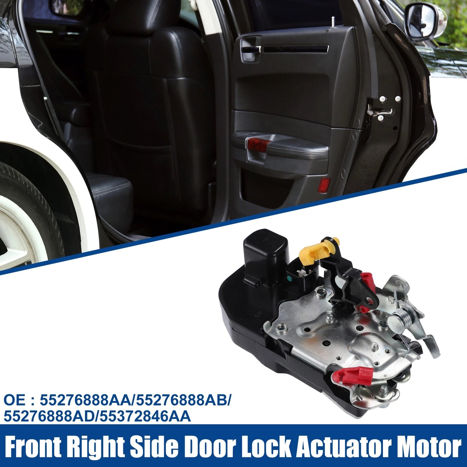 Front Right Door Lock Actuator Motor Replacement for Dodge Ram 1500 (2011–2024)