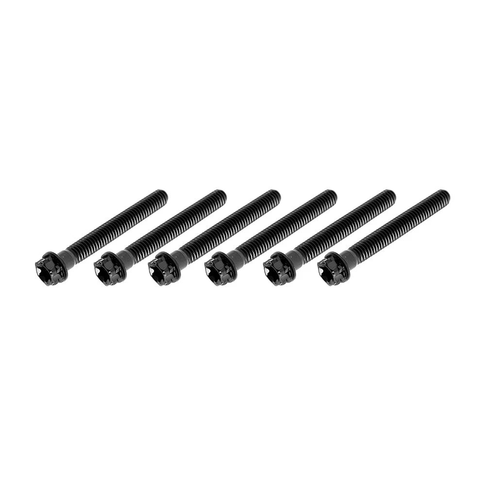 6X M10x55mm Titanium Torx Head Flange Screws for Motorcycle Bike